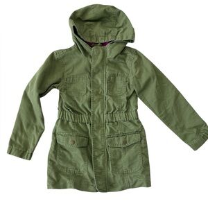 Cat & Jack Green utility jacket Coat Sz 6